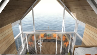 VaarHuis model 3.0 - de water cottage uitzicht