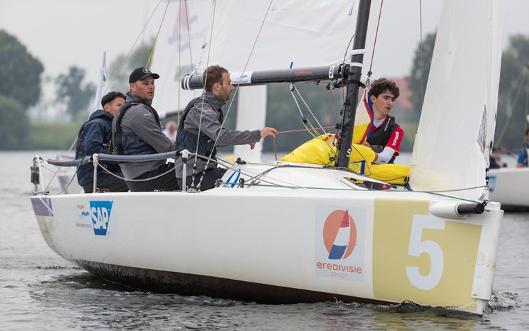 Winnaars WV Uitdam tijdens Eredivisiezeilen Roermond 2018 - Speelronde 2-4387