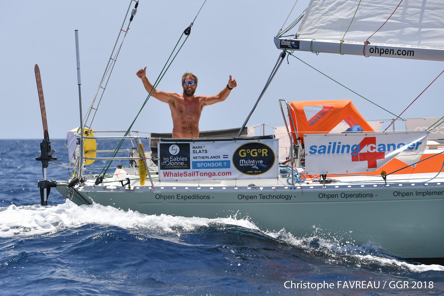 ONVERWACHT BEZOEK OP ZEE VOOR MARK SLATS 