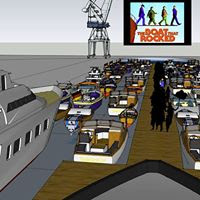 MET DE BOOT NAAR DRIJF-IN BIOSCOOP 