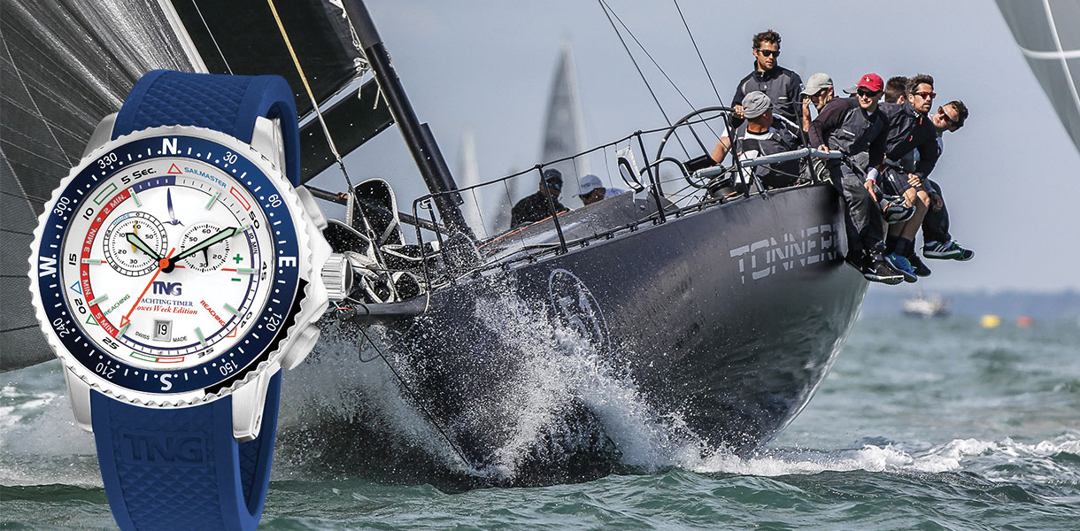 TNG SWISS WATCHES OPNIEUW TIMING PARTNER COWES WEEK
