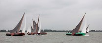 veel wind op het IJsselmeer