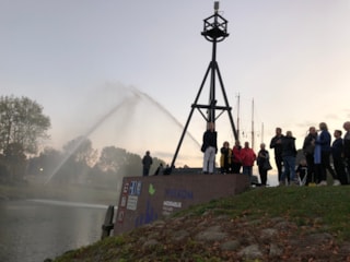 Veel publiek en ereboog bij onthaal 24-uurs challenge