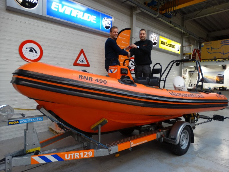 NIEUWE BOOT VOOR REDDINGSBRIGADE UTRECHT