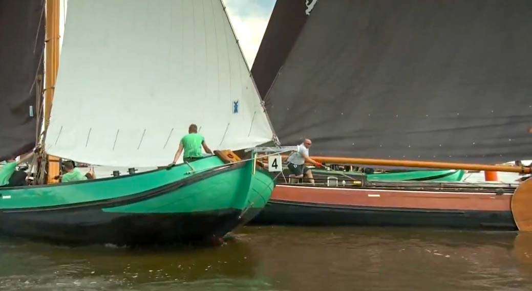 SKUTSJE LEMMER WINT OOK TWEEDE RACE