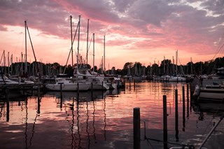 Naarden zonsondergang