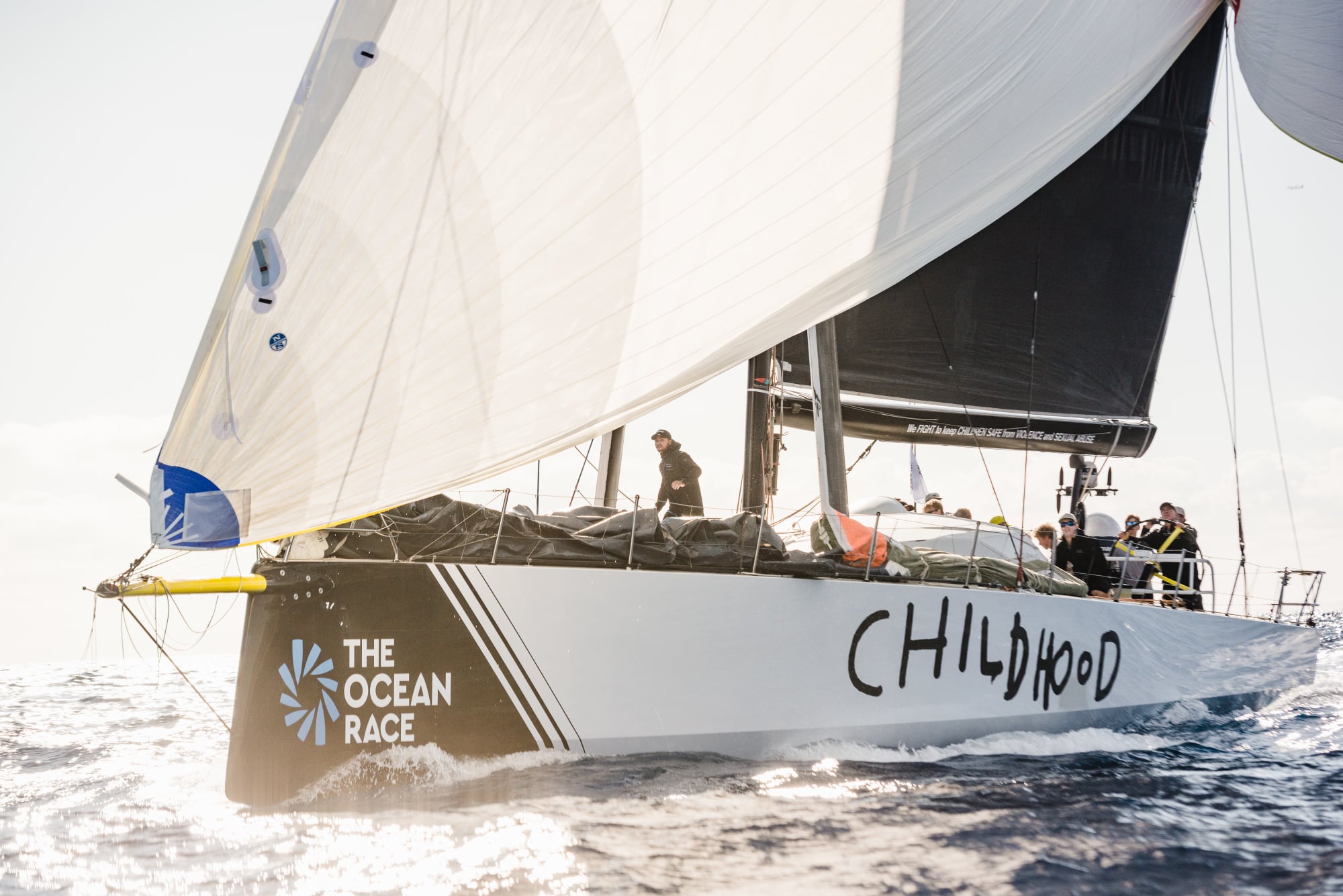 TEAM CHILDHOOD 1 START IN THE OCEAN RACE EUROPA