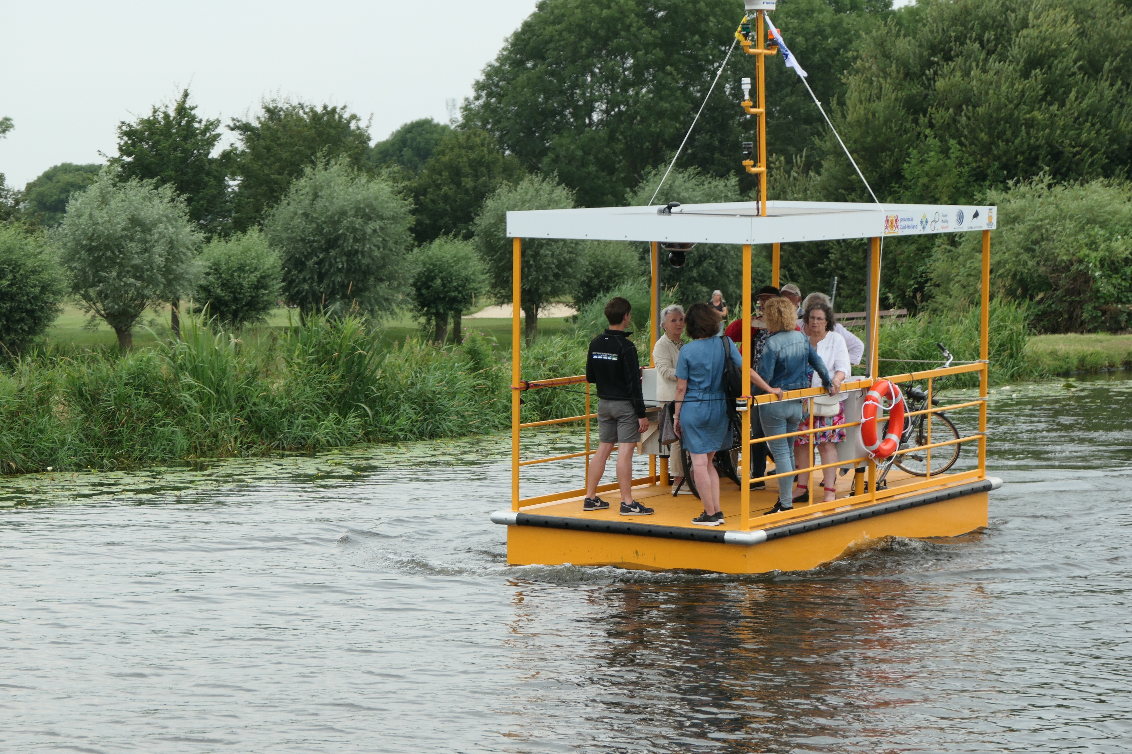 Eerste automatisch varende pont 