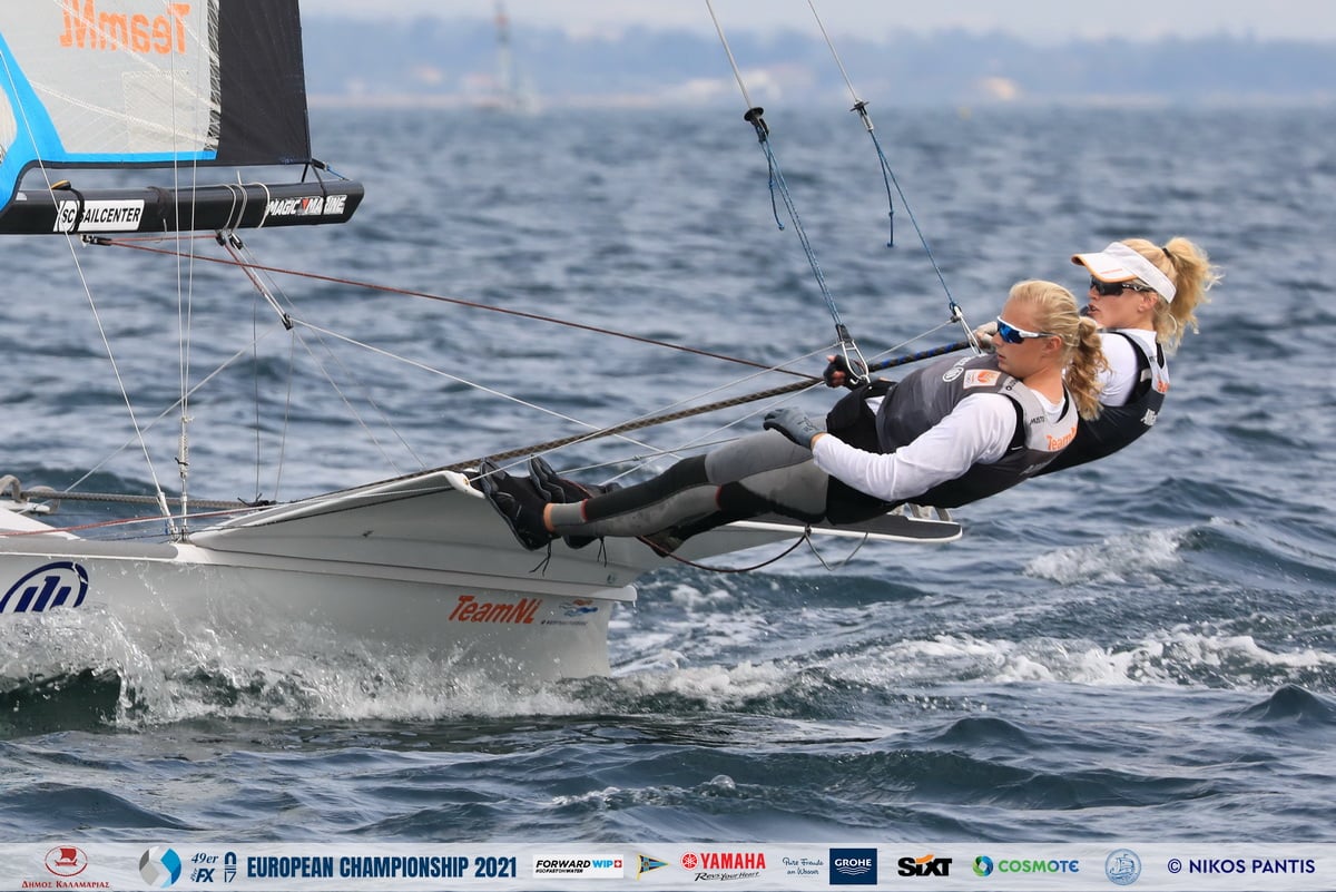 Van Aanholt en De Ruijter Europees kampioen 49erFX