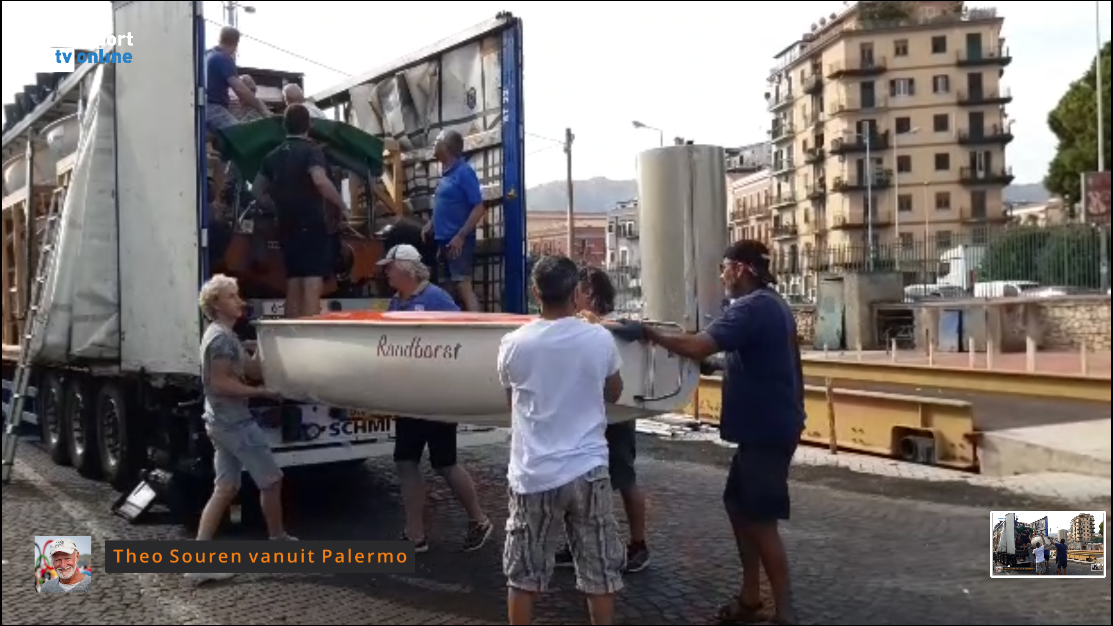 Hansa vloot arriveert in Palermo