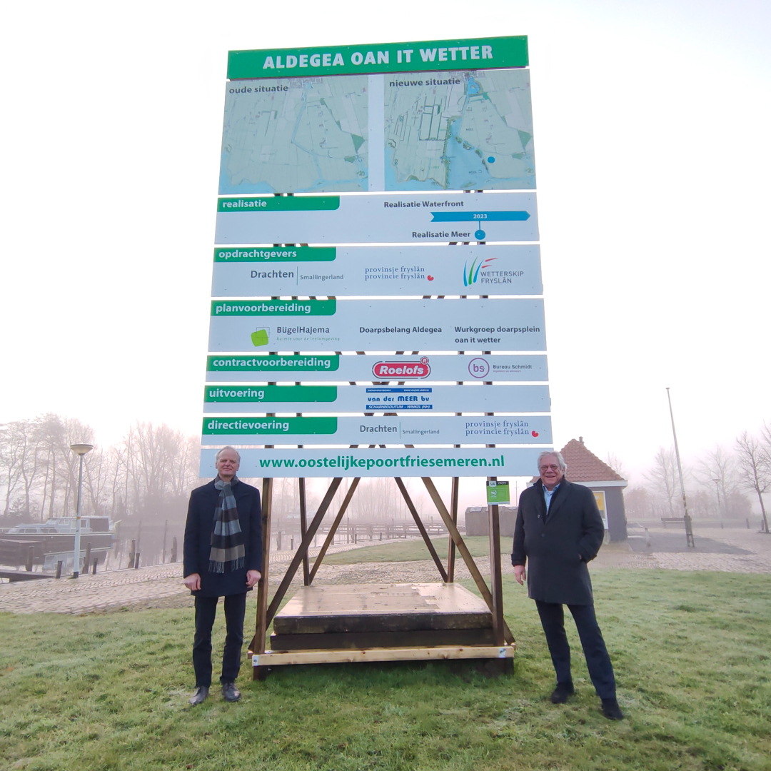 Werkzaamheden Waterfront Oudega van start