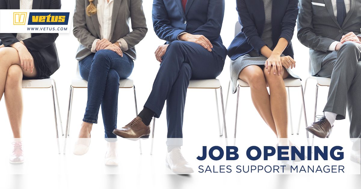 Sales (Back Office) Support Manager Vetus