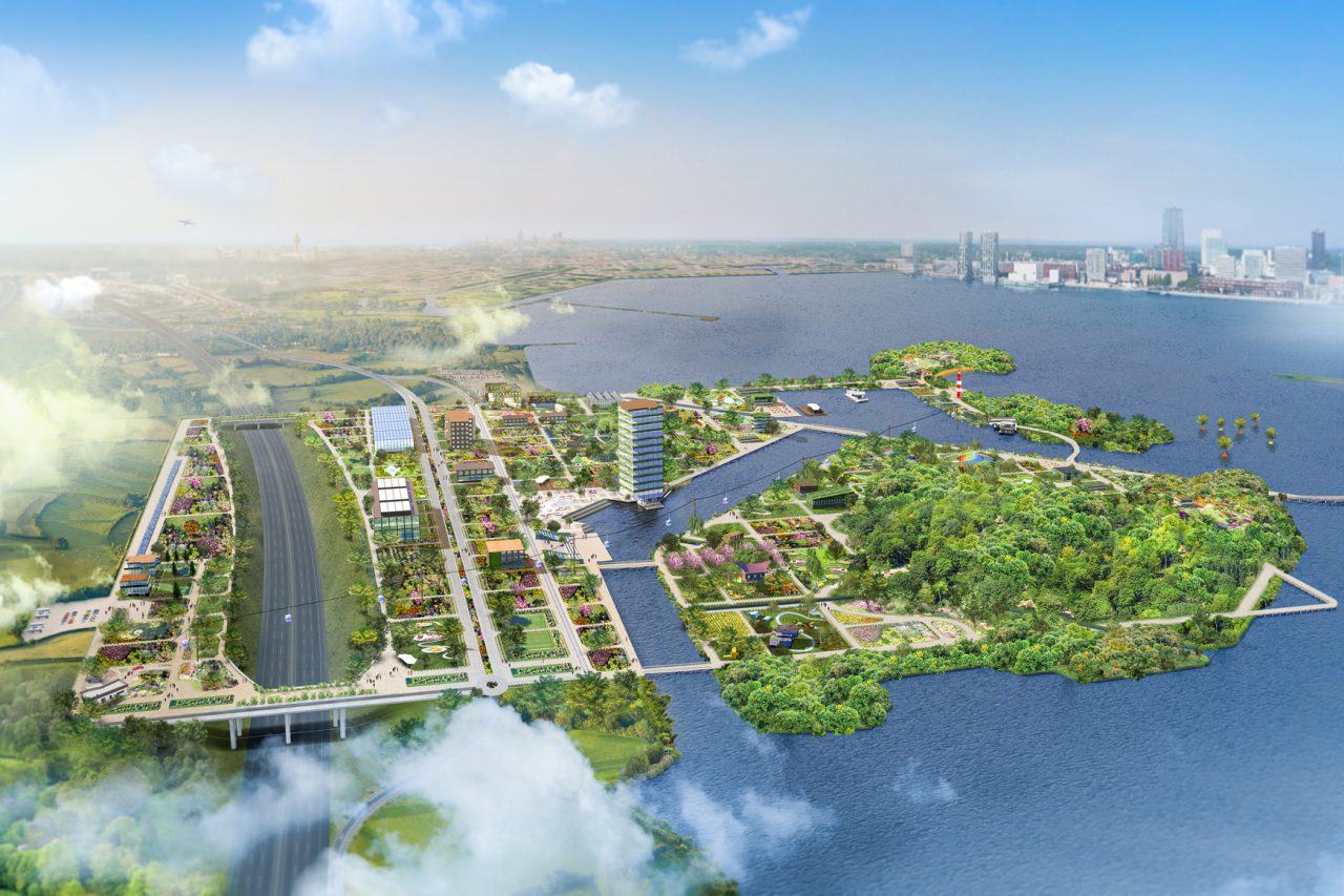 Met de boot naar Floriade 2022