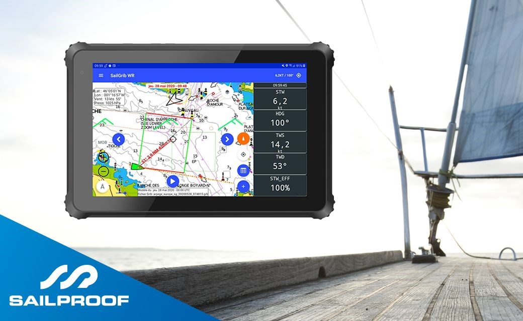 SailProof robuust navigatie tablet met scherm - -tv