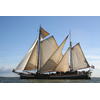 Eerste afvaart van Sailwise tweemastklipper Lutgerdina