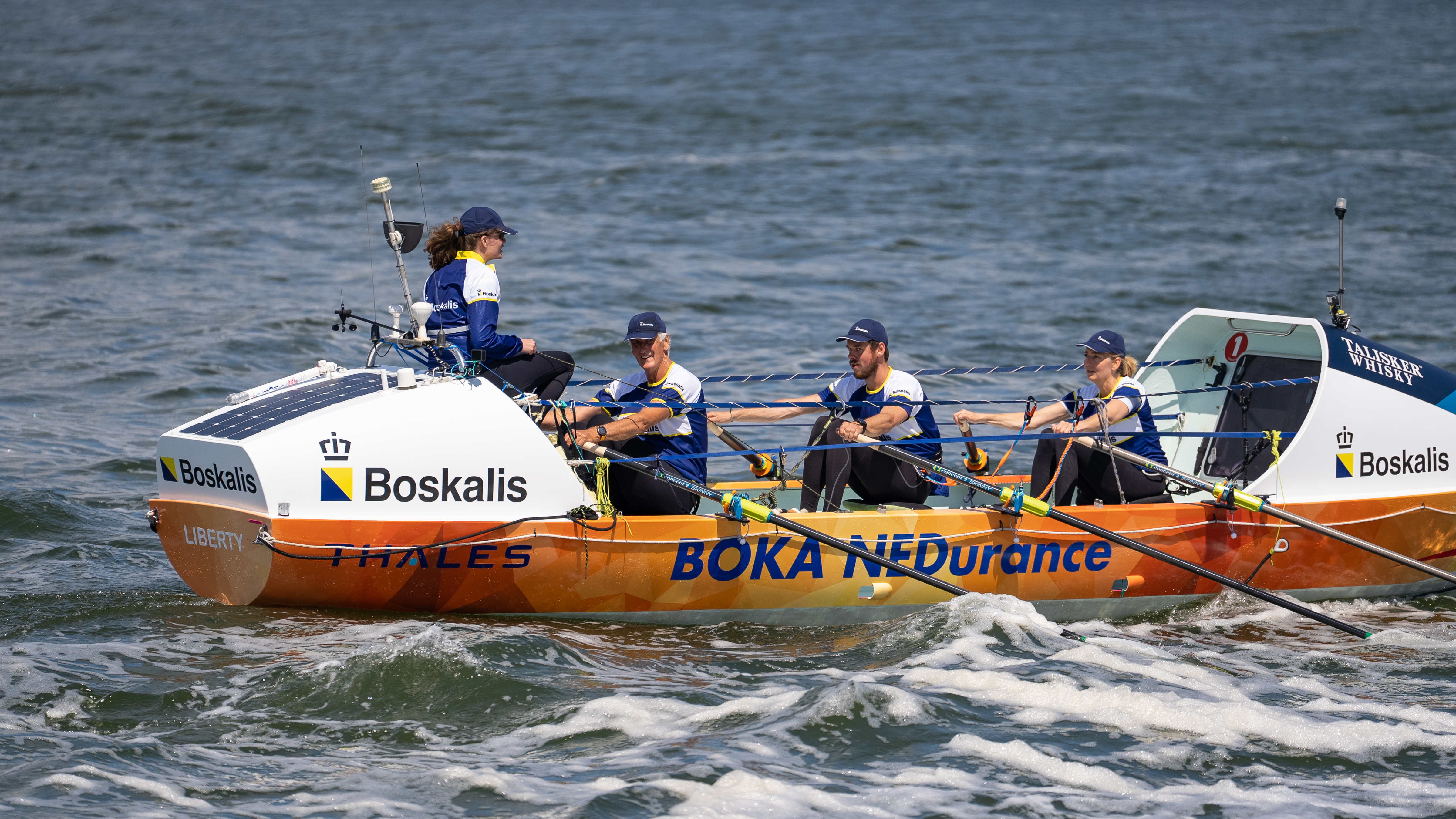 Nederlands mixed team in Talisker Whisky Atlantic Challenge