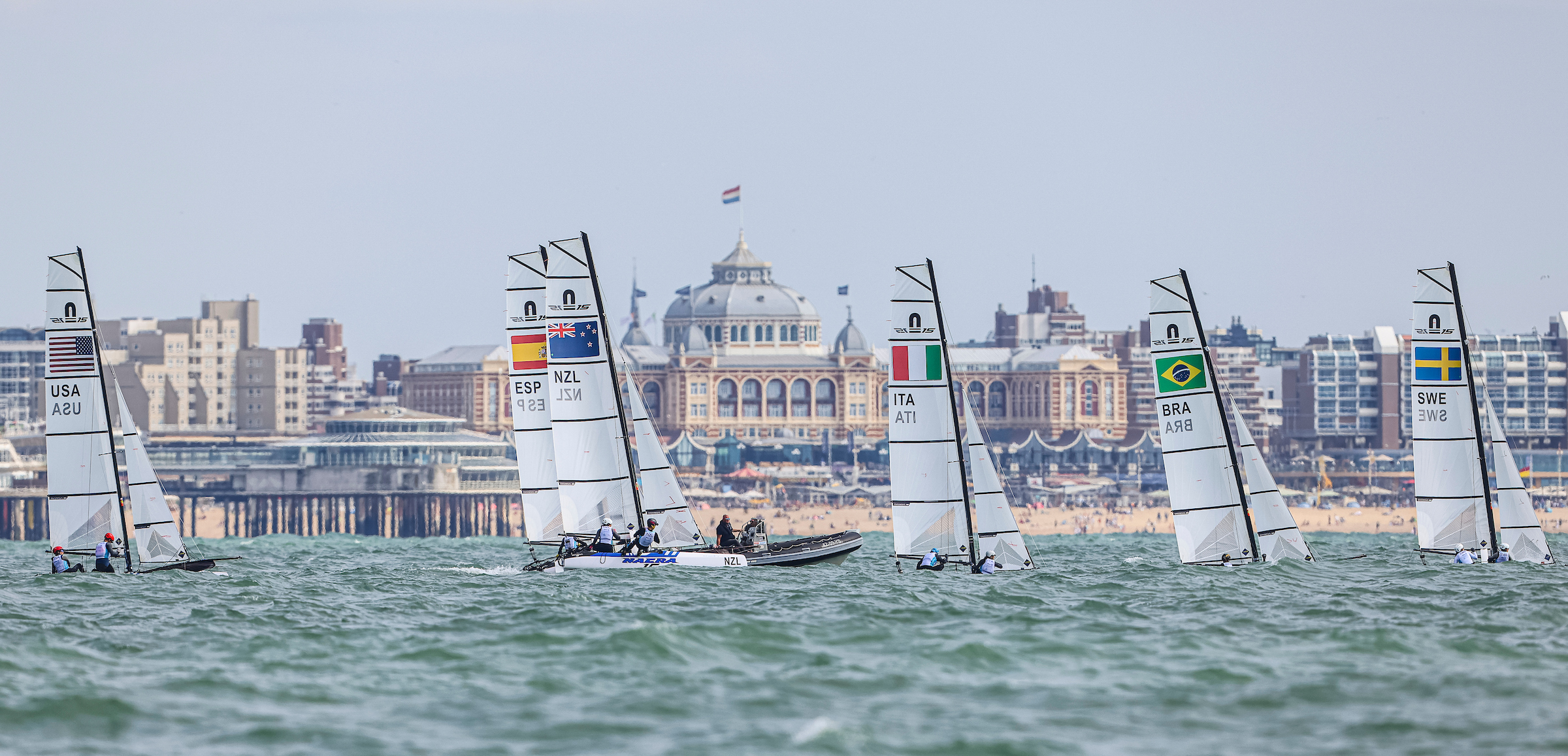 Testevents voor WK 2023 in Scheveningen