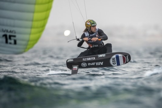 WK Olympisch Kitefoilen 2022 in Cagliari Italië