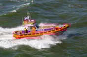 KNRM reddingboot Riet en Jan van Wijk, nieuwe reddingbootklasse 2022 - foto Flying Focus