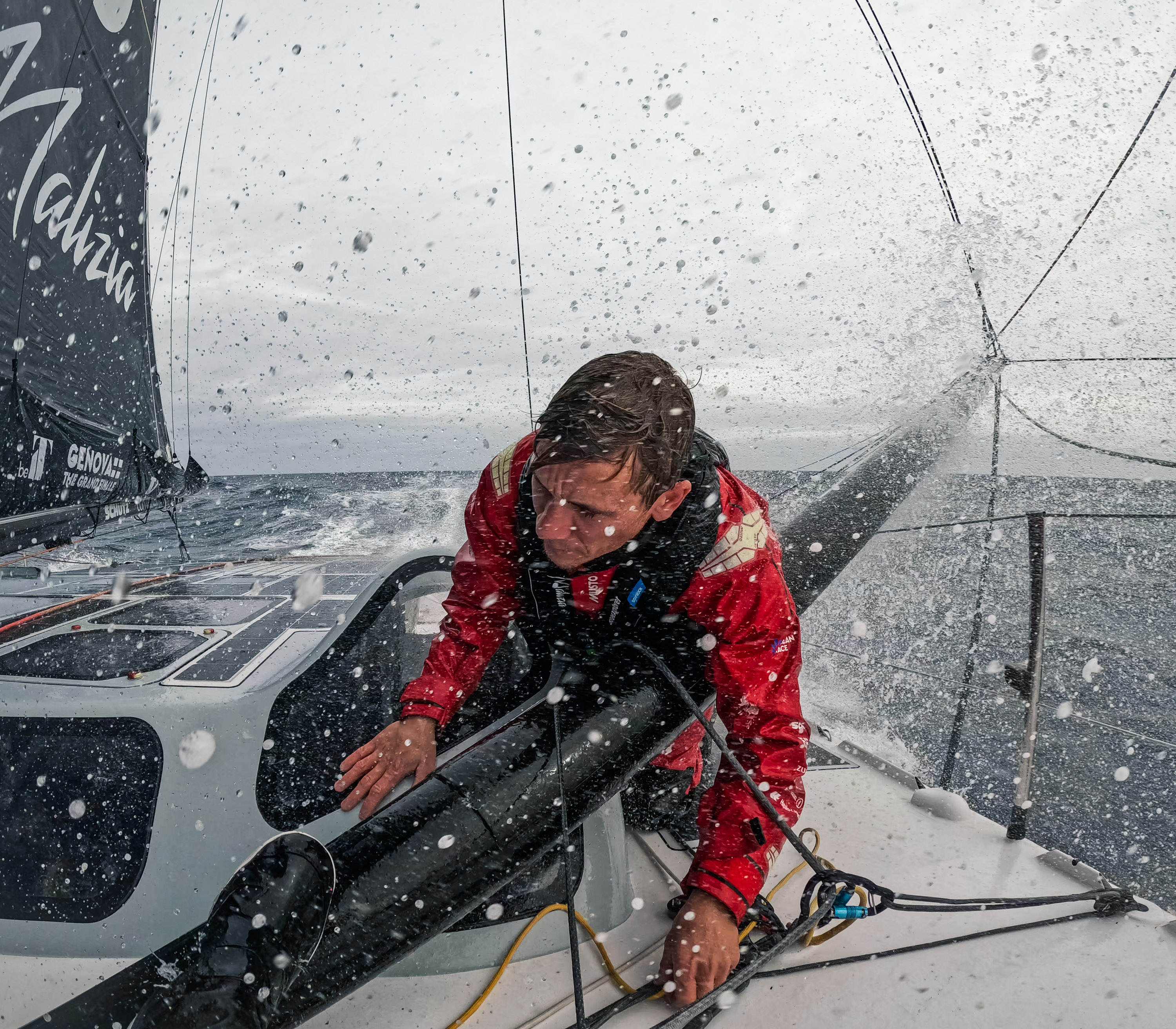 Ocean Race vloot halverwege etappe 3 (+ video)