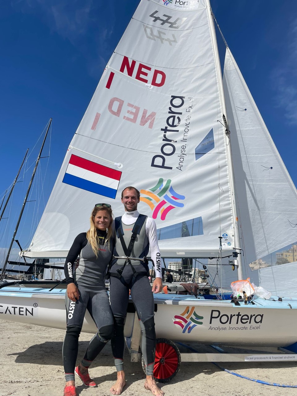 Afrodite Zegers en Pim van Vugt samen op Olympische missie