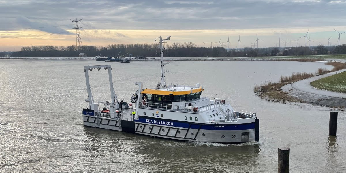 Overgang in Waddenzee van zoet naar zout