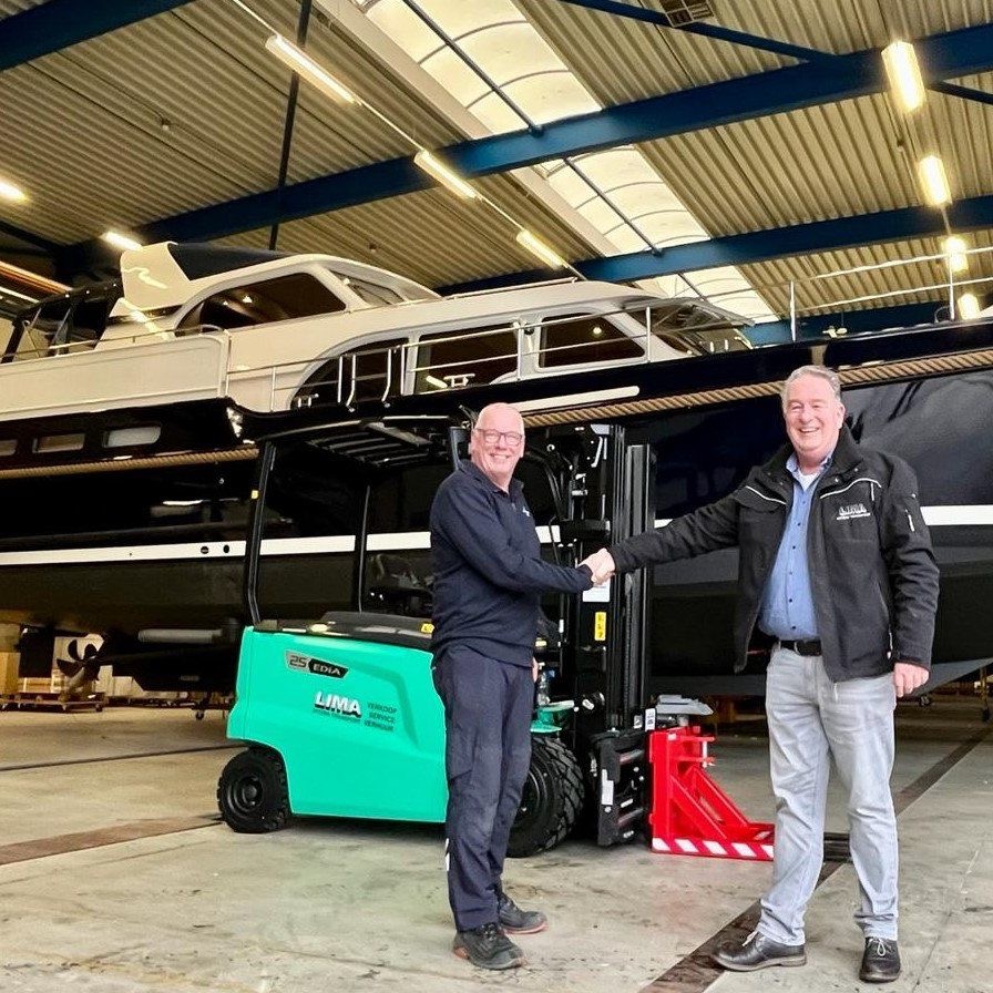 Linssen Yachts vervangt dieselheftrucks door elektrische 