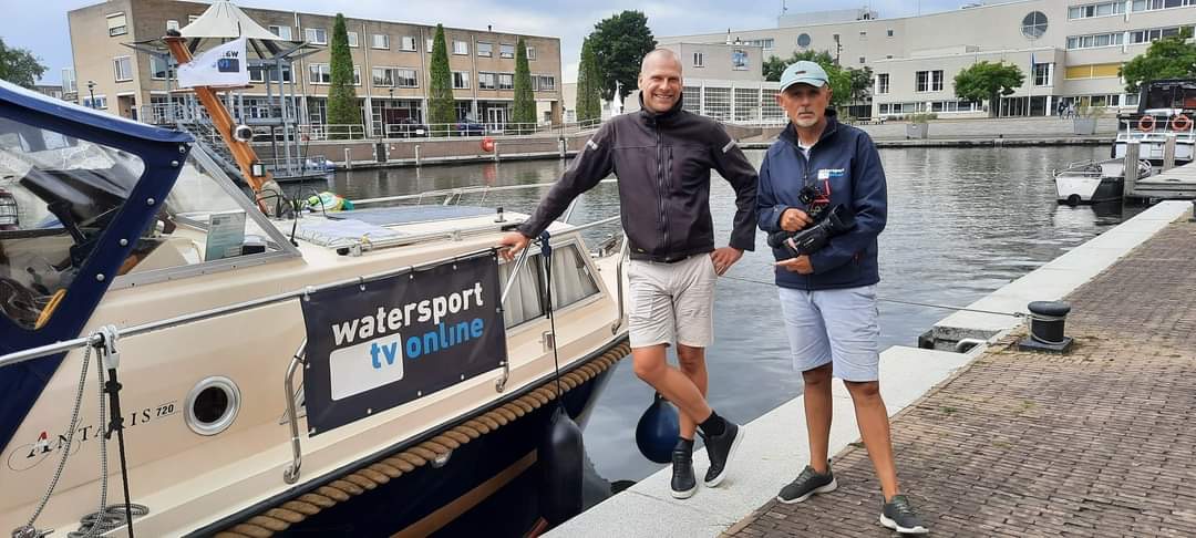 Bij wie mag Watersport-TV aan boord kijken?