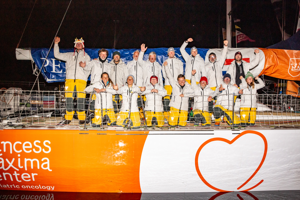 Nederlandse Clipper Round the World zeilers arriveren in Seattle