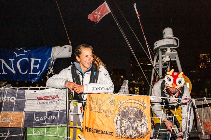 Ineke van der Weijden Perseverance Skipper on arrival in Seattle