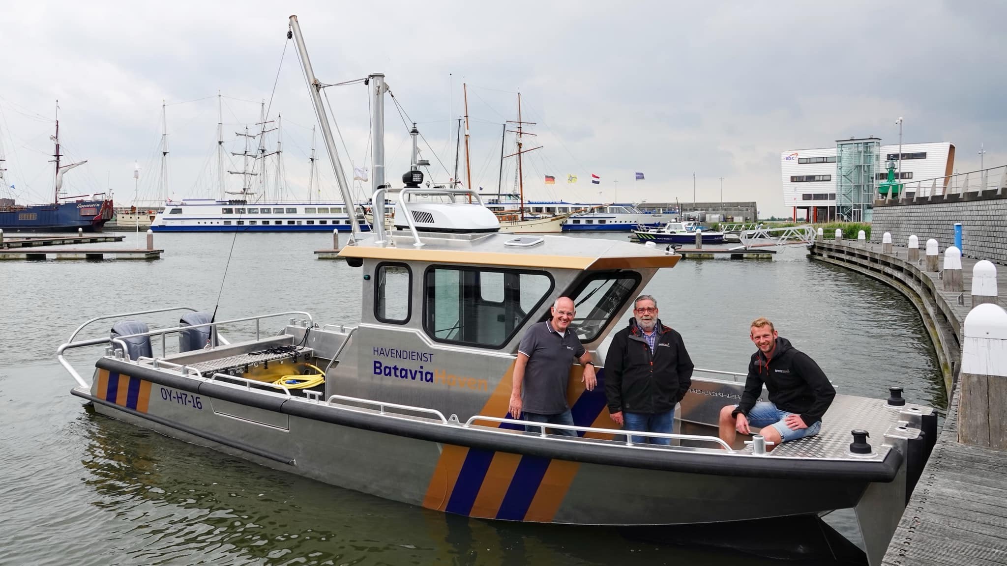 Nieuwe boot voor Bataviahaven