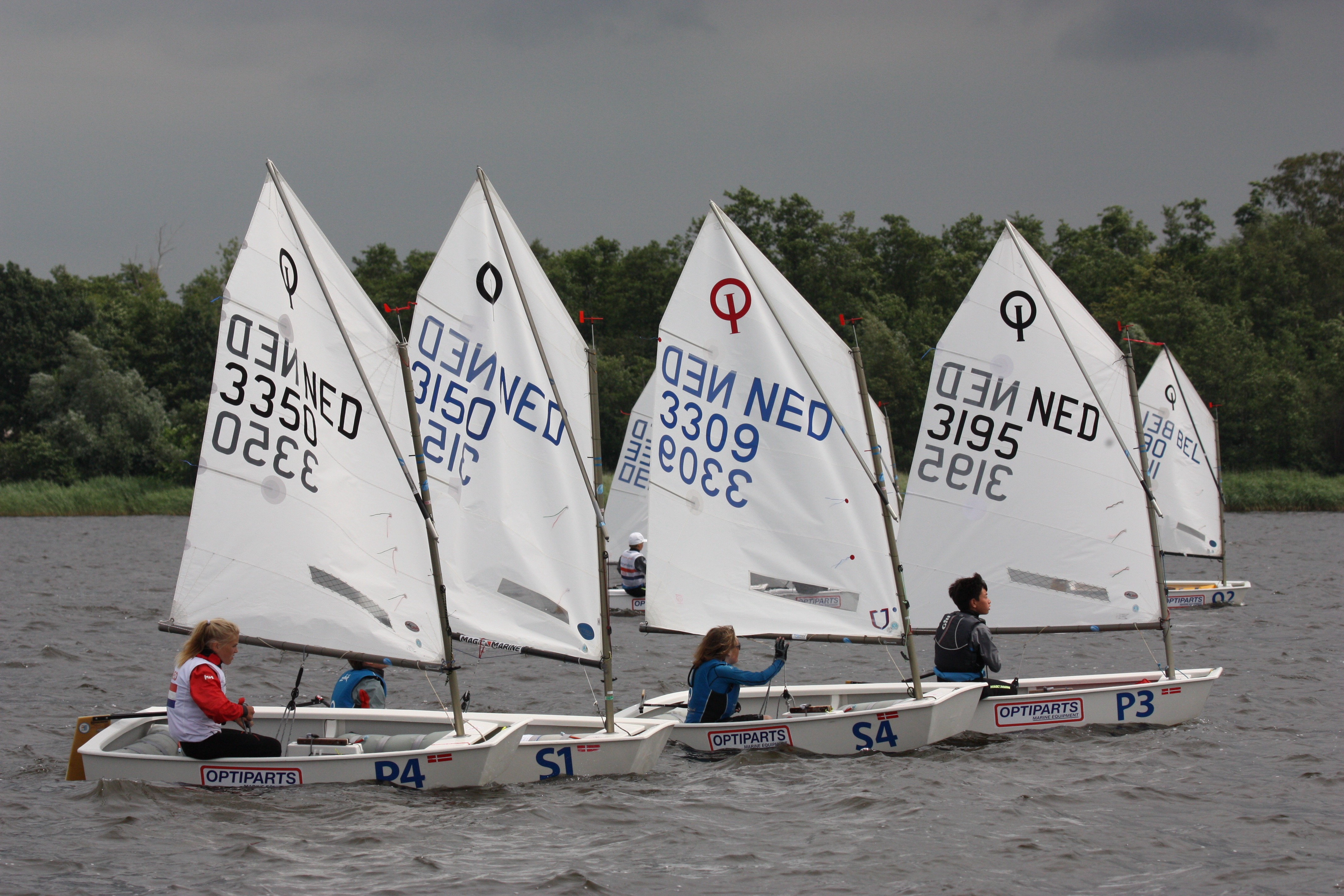 ONK Teamzeilen Optimist op Loosdrecht