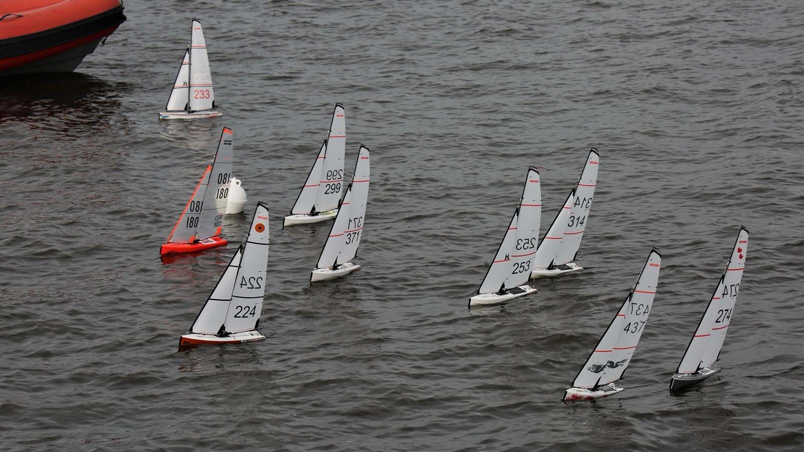 Wintertraining voor radiografische zeilers