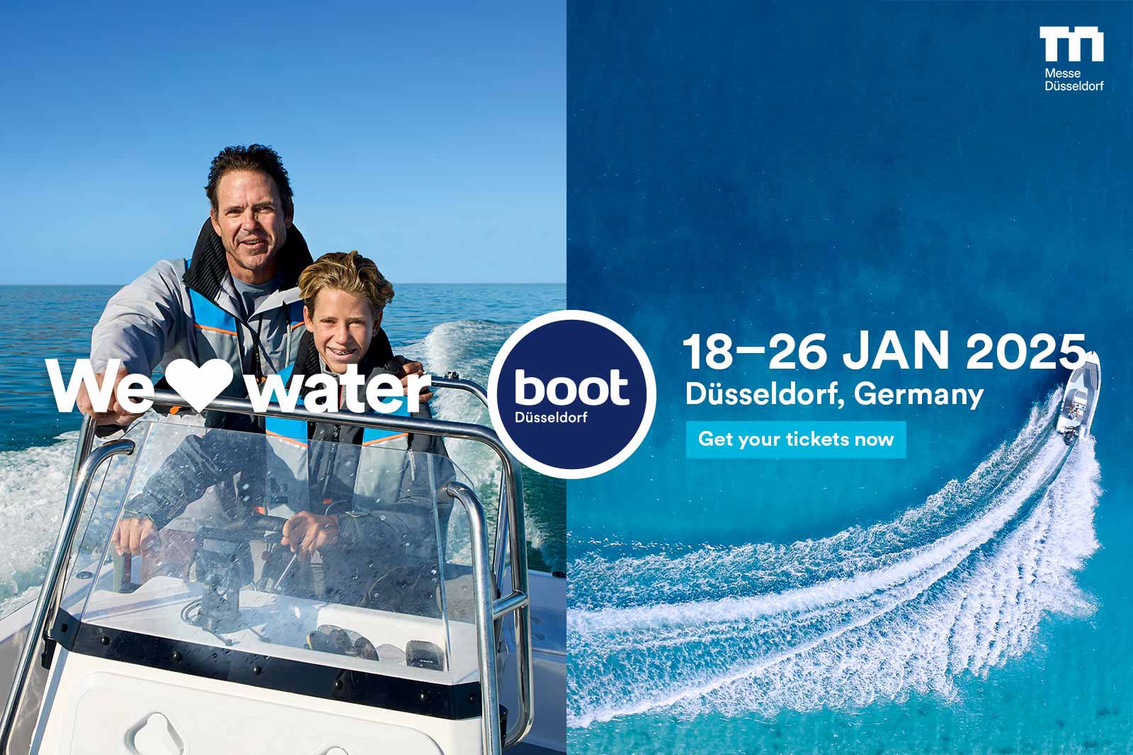 Koop nu je tickets voor Boot Düsseldorf
