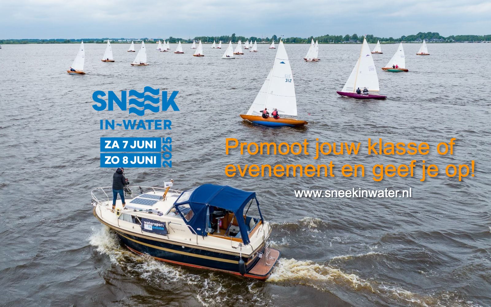 Promoot jouw klasse of evenement tijdens Sneek in-water