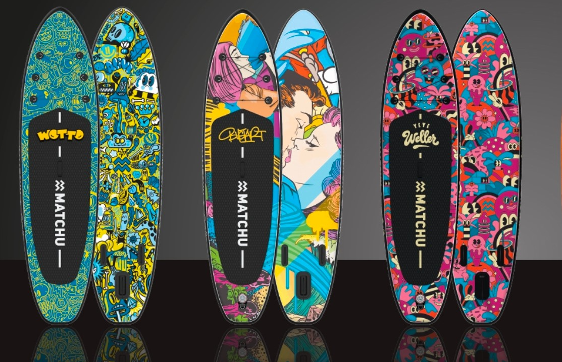 ART SUP-boards te zien tijdens KunstRAI Amsterdam