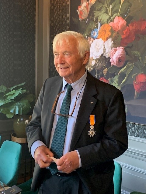 Jan de Vreede geridderd voor vrijwilligerswerk in de watersport