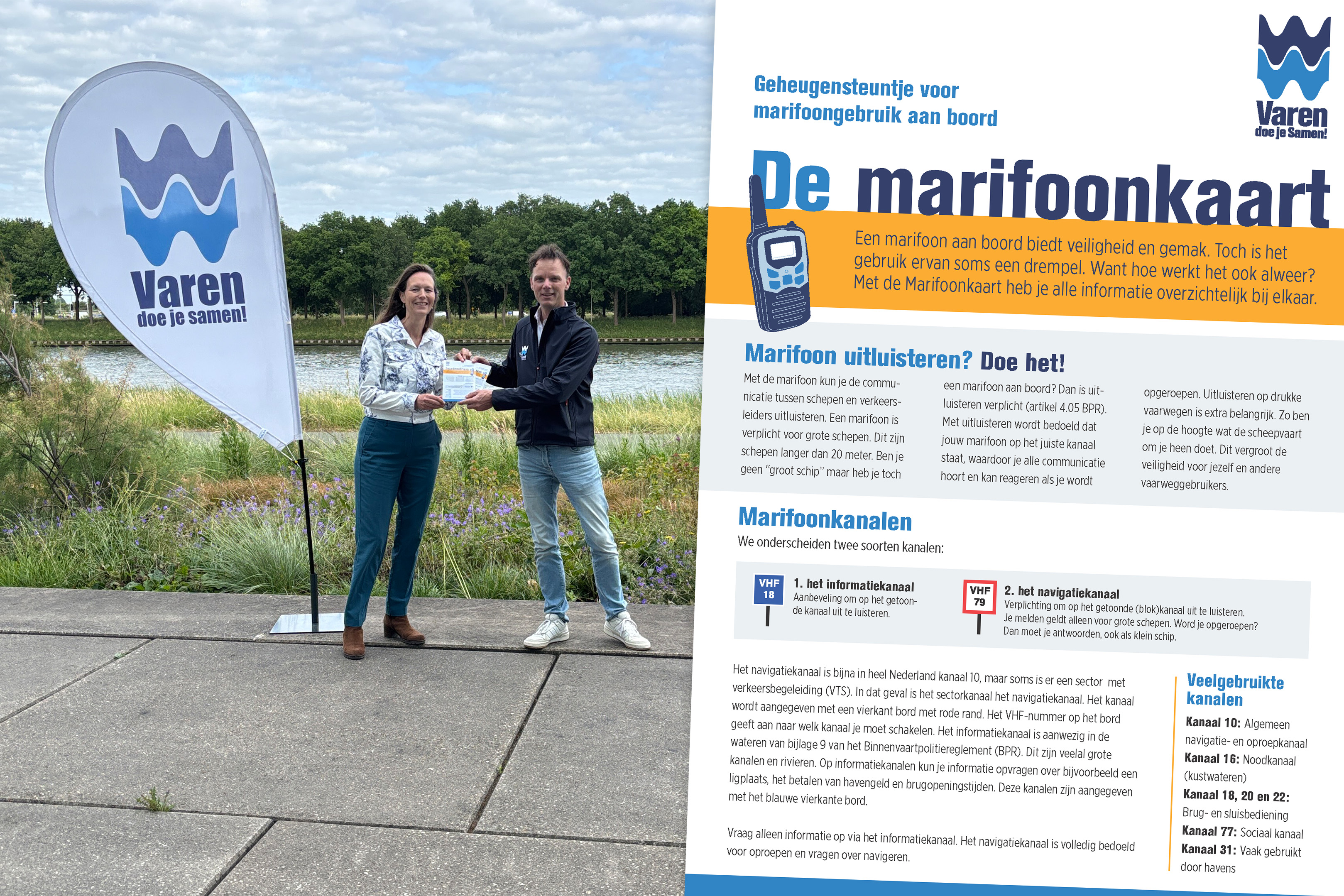 Marifoonkaart stimuleert goed marifoongebruik recreatievaart