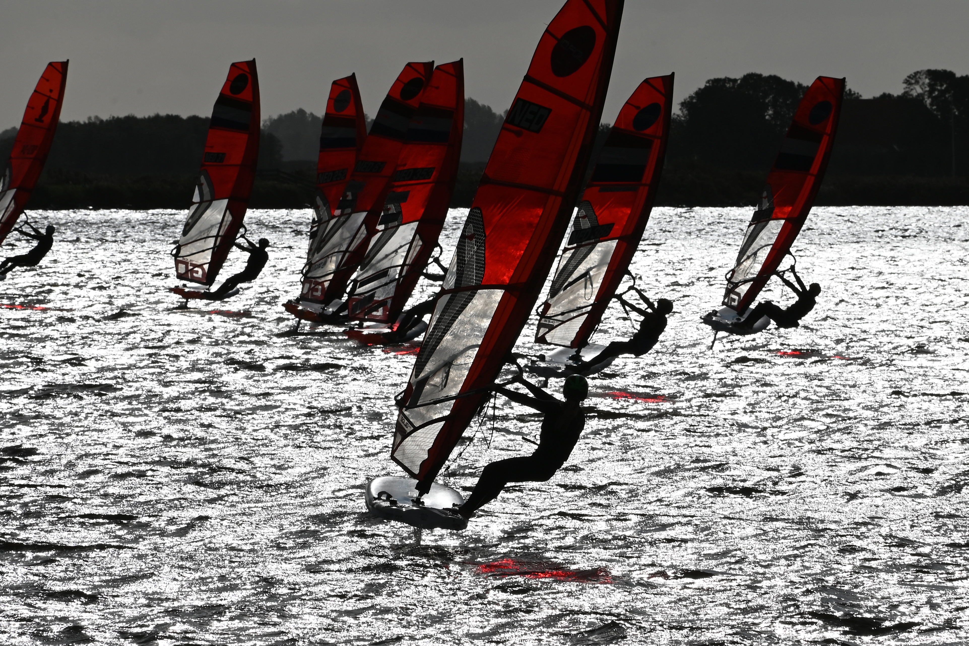 Open Nederlands kampioenschap surfen in Heeg