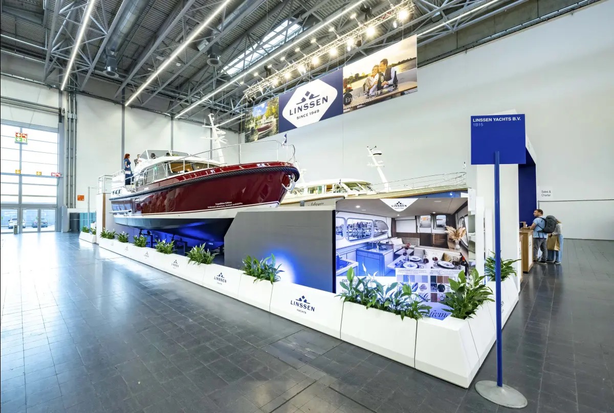 Boot Düsseldorf succesvol voor Linssen Yachts