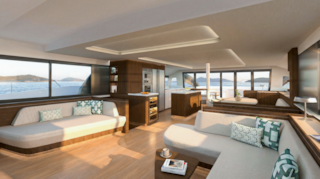 Espace et volumes somptueux à bord du Bali 7.0 - @Berco design + P