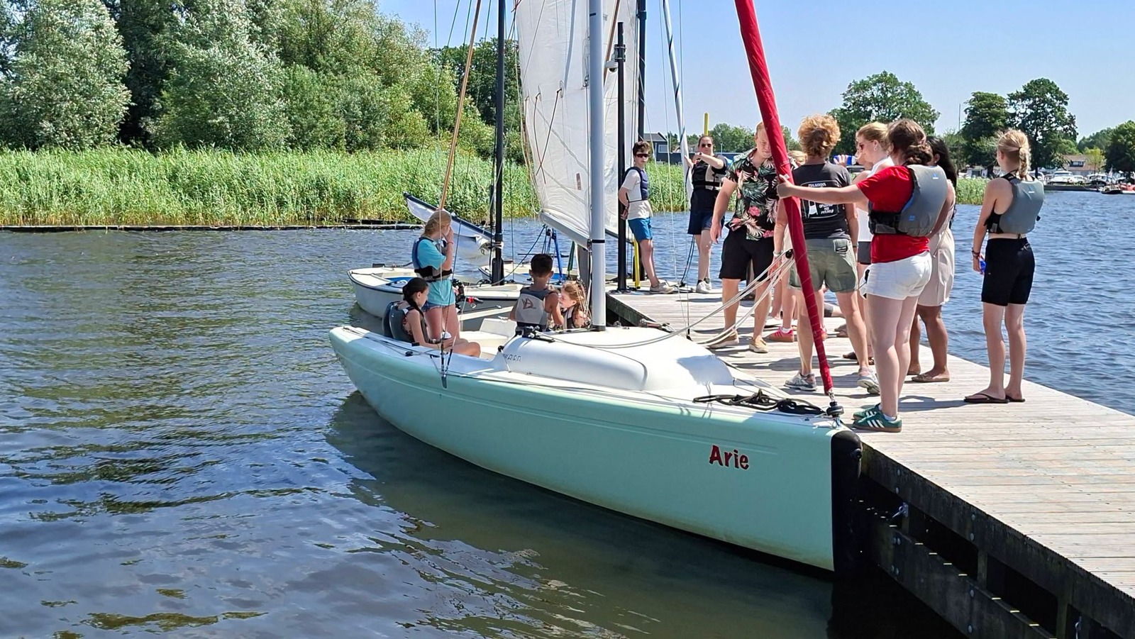 Opstapdag zeilen op Loosdrecht groot succes