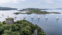 OBAN DEPARTURES PARADE OF SAIL DRONE