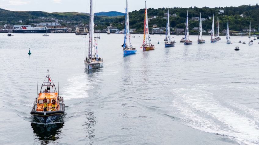 OBAN DEPARTURES PARADE OF SAIL DRONE 2