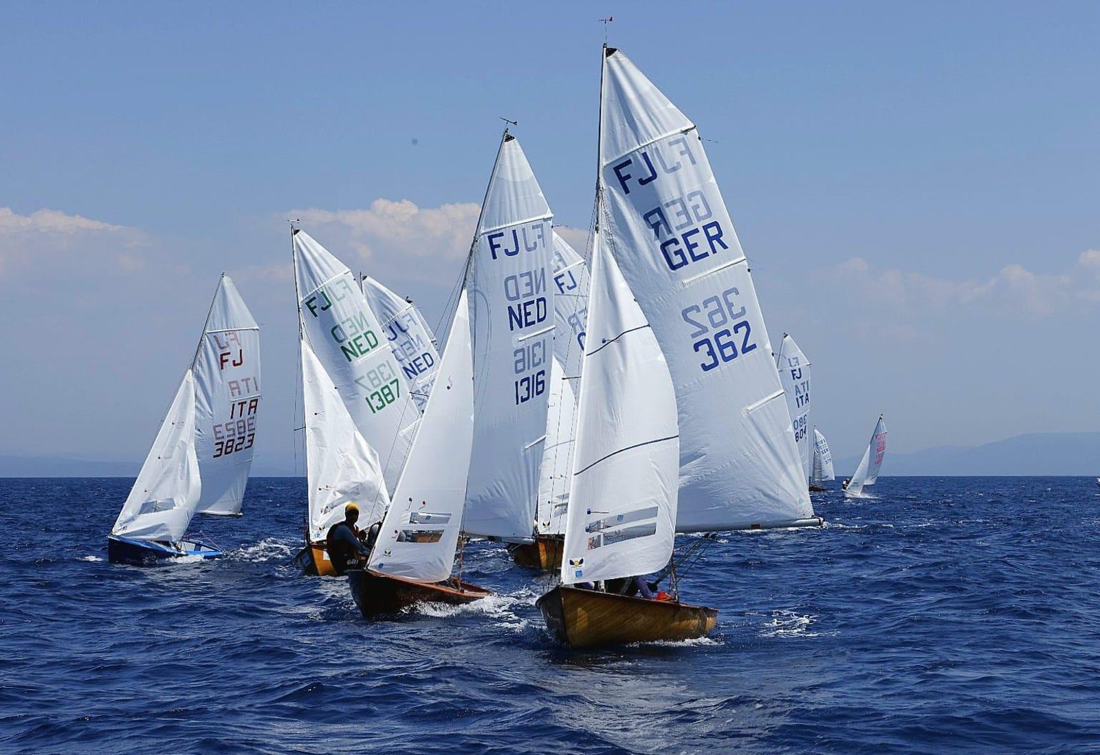 Guido Sol en Koen de Nooijer Wereldkampioen Flying Junior zeilen